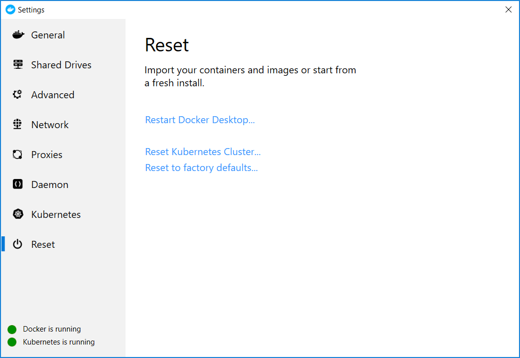 Reset