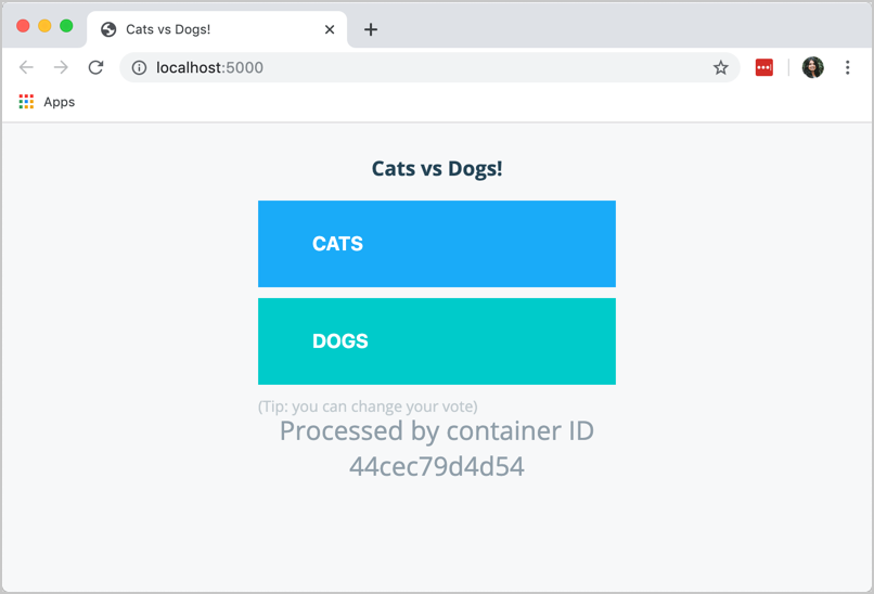 Spring app browser view
